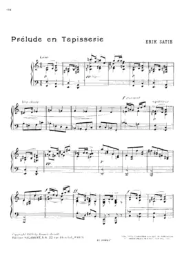 Prélude en tapisserie