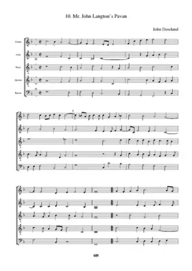 Mr. John Langton's Pavan