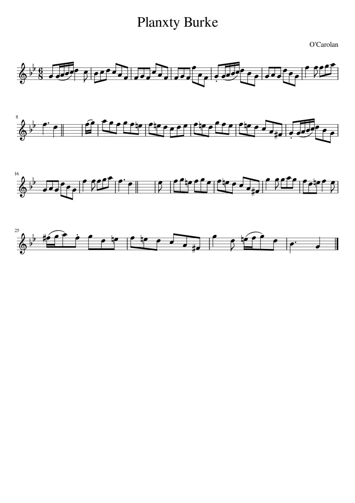 Planxty Burke - Page 1