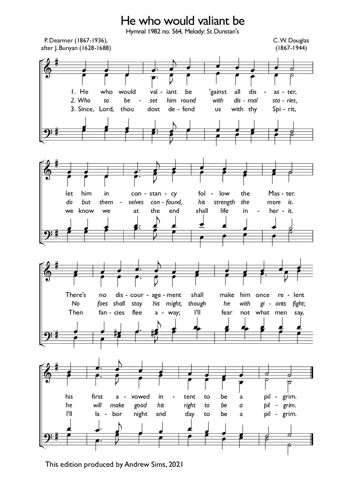 He who would valiant be - Page 1