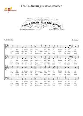 I had a dream just now mother