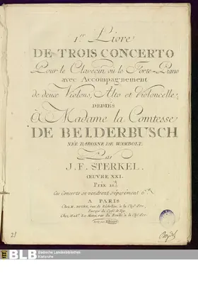 3 Keyboard Concertos