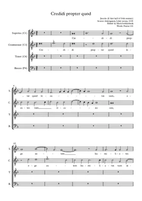 Credidi propter quod