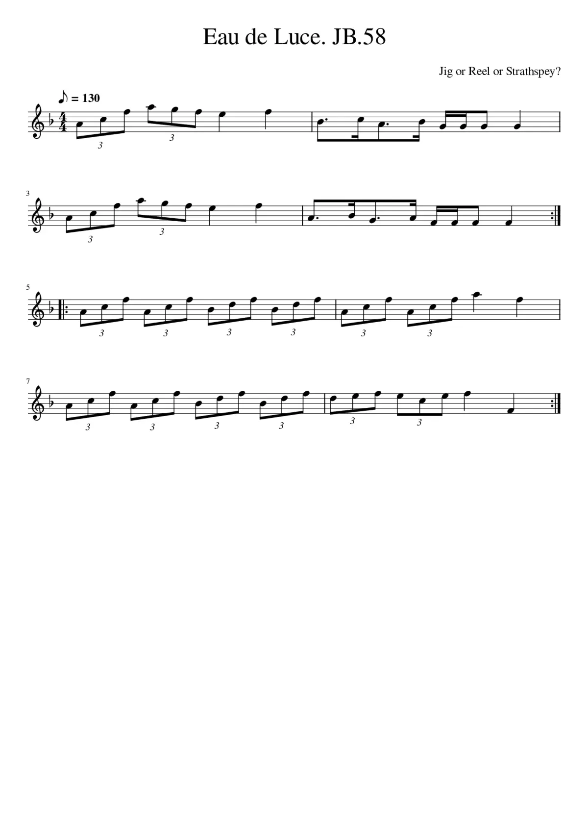 Eau de Luce. JB.58 - Page 1