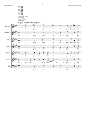 Ogni occhio del Signor