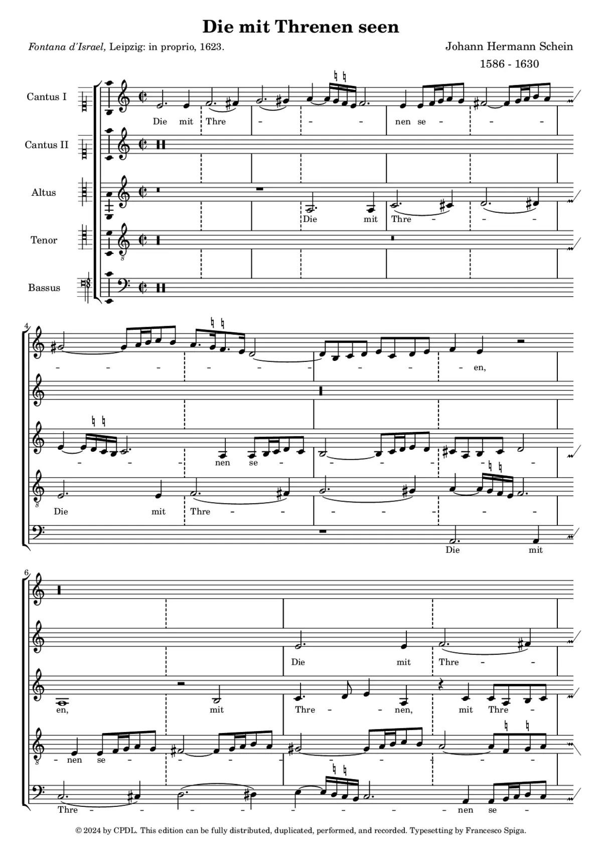 Die mit Tränen säen - Page 1