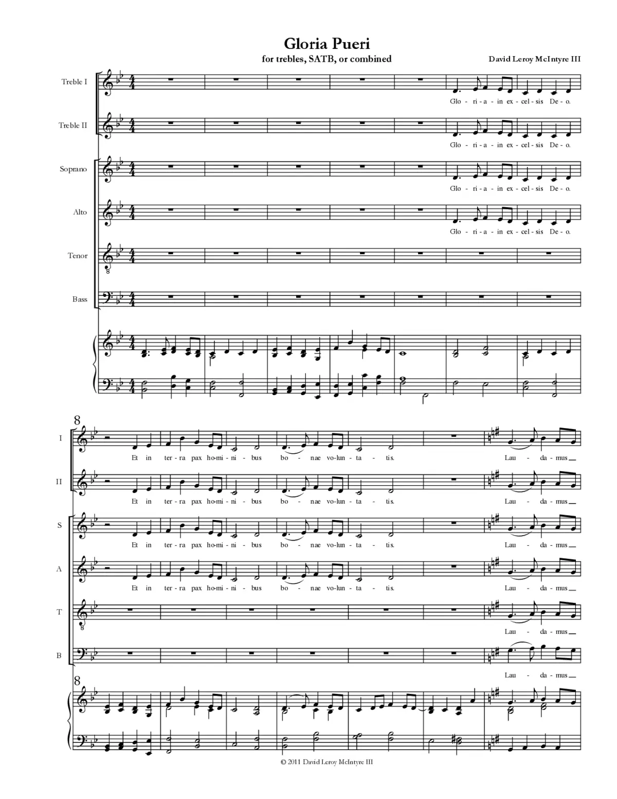 Gloria Pueri - Page 1