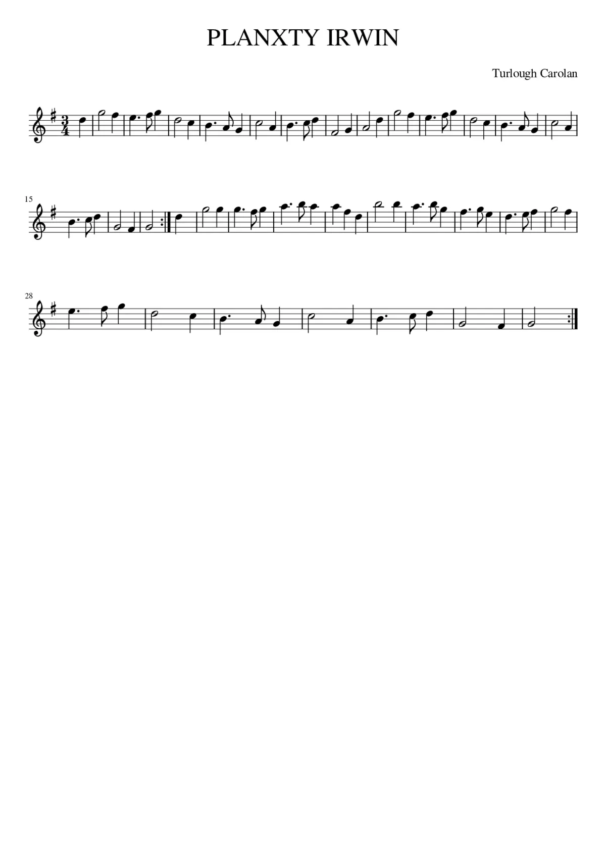 PLANXTY IRWIN - Page 1