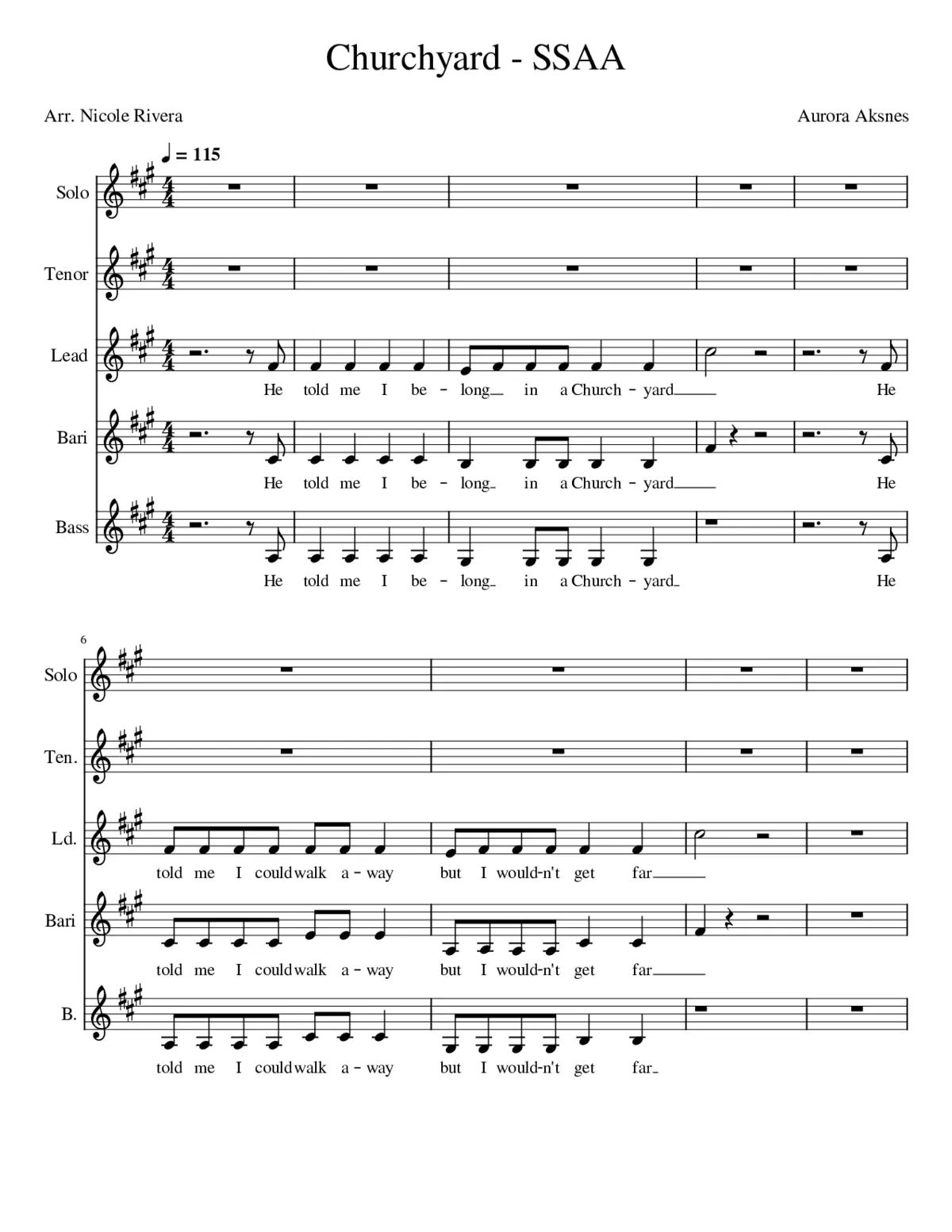 Churchyard - Page 1