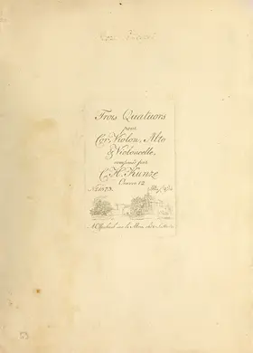 3 Horn Quartets, Op.1