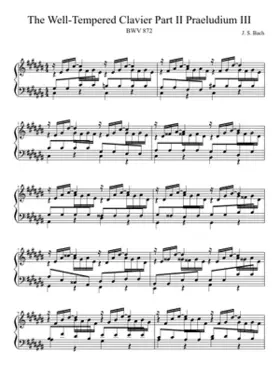 Prelude and Fugue in C-sharp major BWV 872