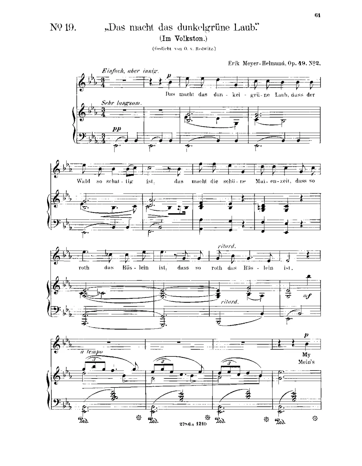 Drei Lieder - Page 1