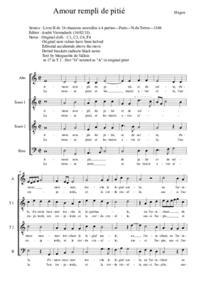 Amour rempli de pitié