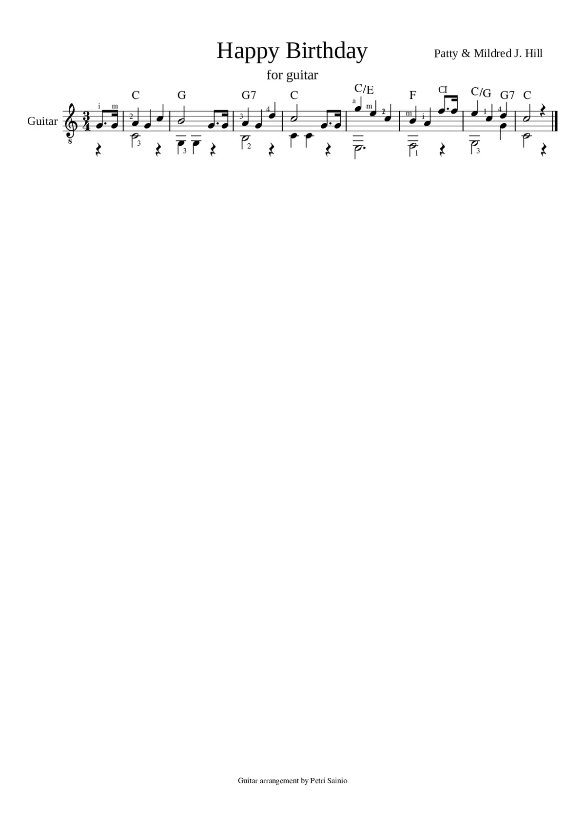 Happy Birthday to You - Page 1