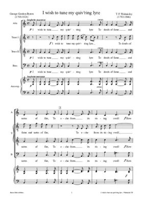 I wish to tune my quiv'ring lyre