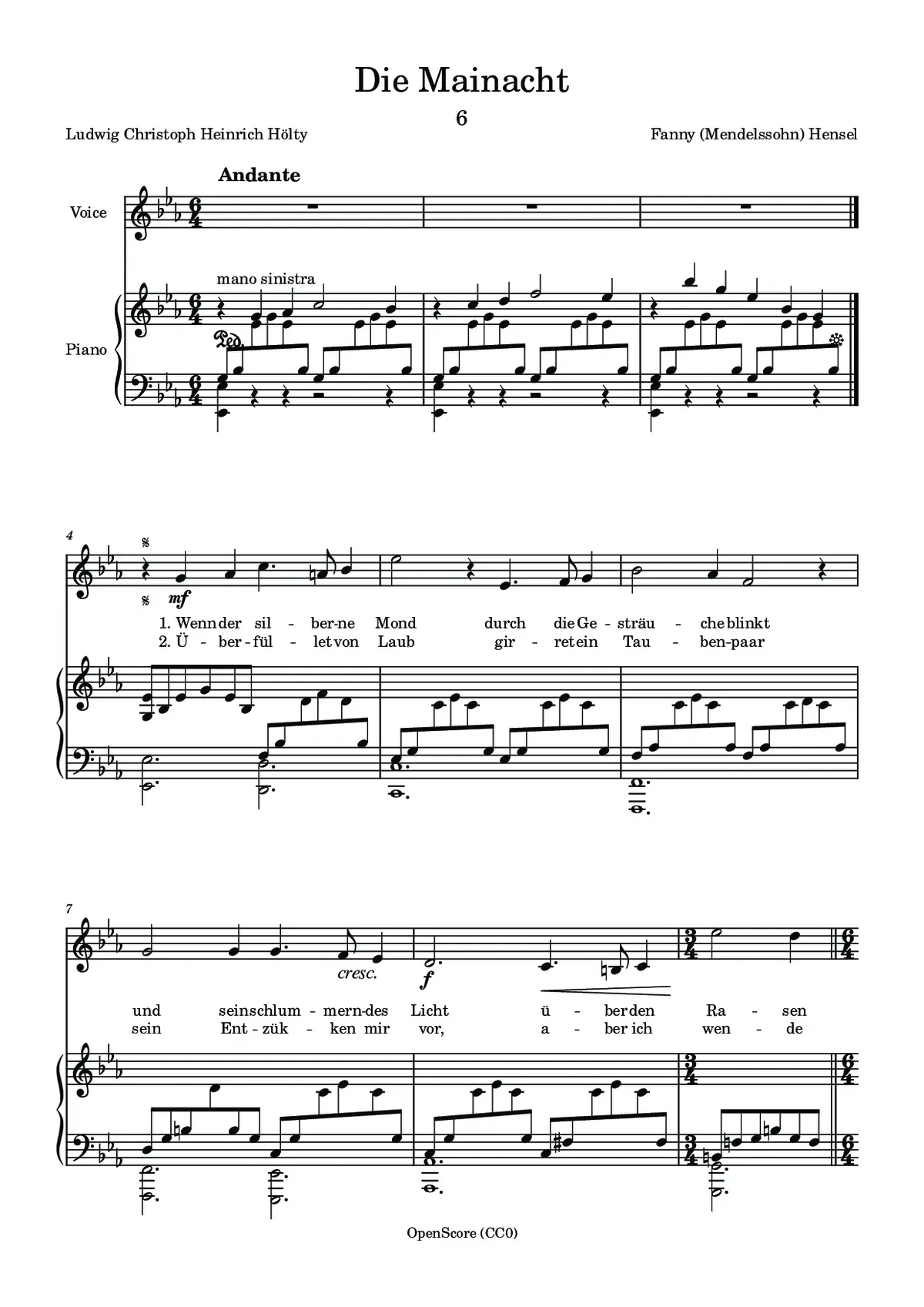 Die Mainacht - Page 1