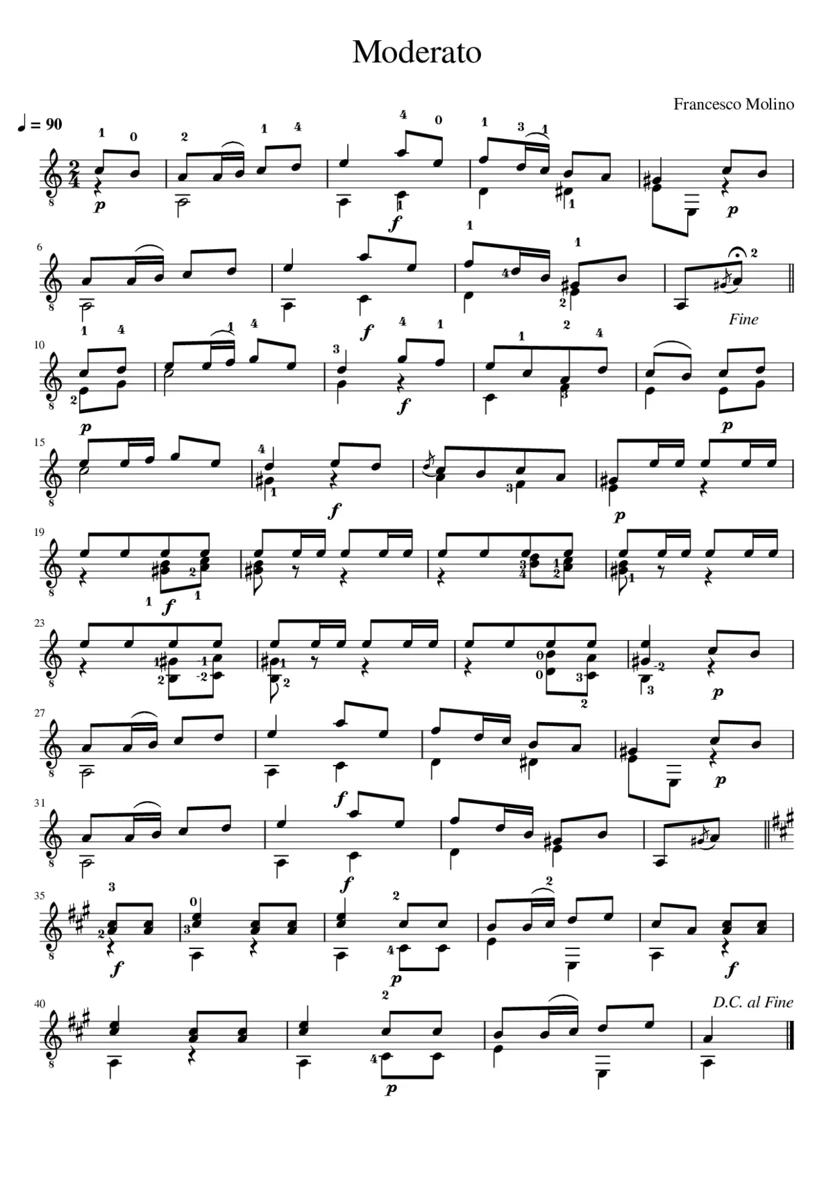 Molino - Moderato - Page 1