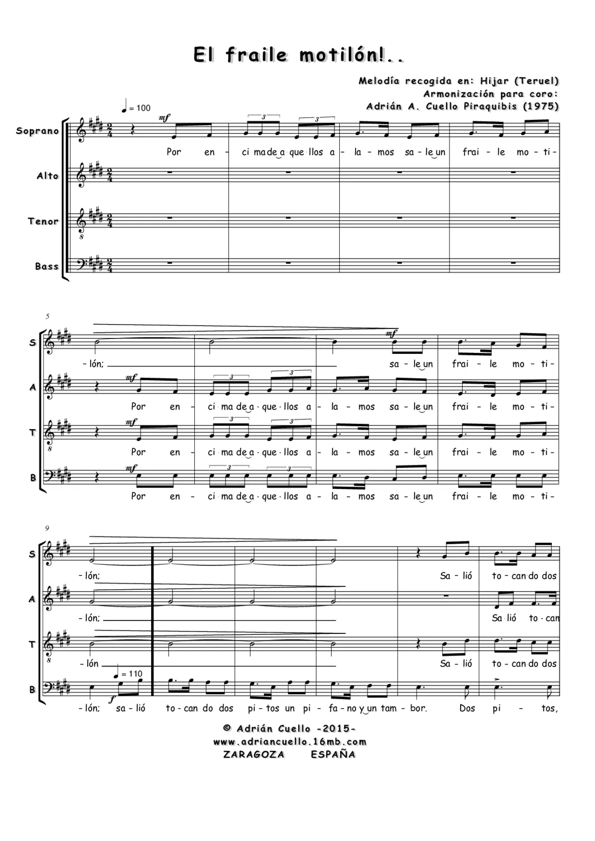 El fraile motilón! - Page 1