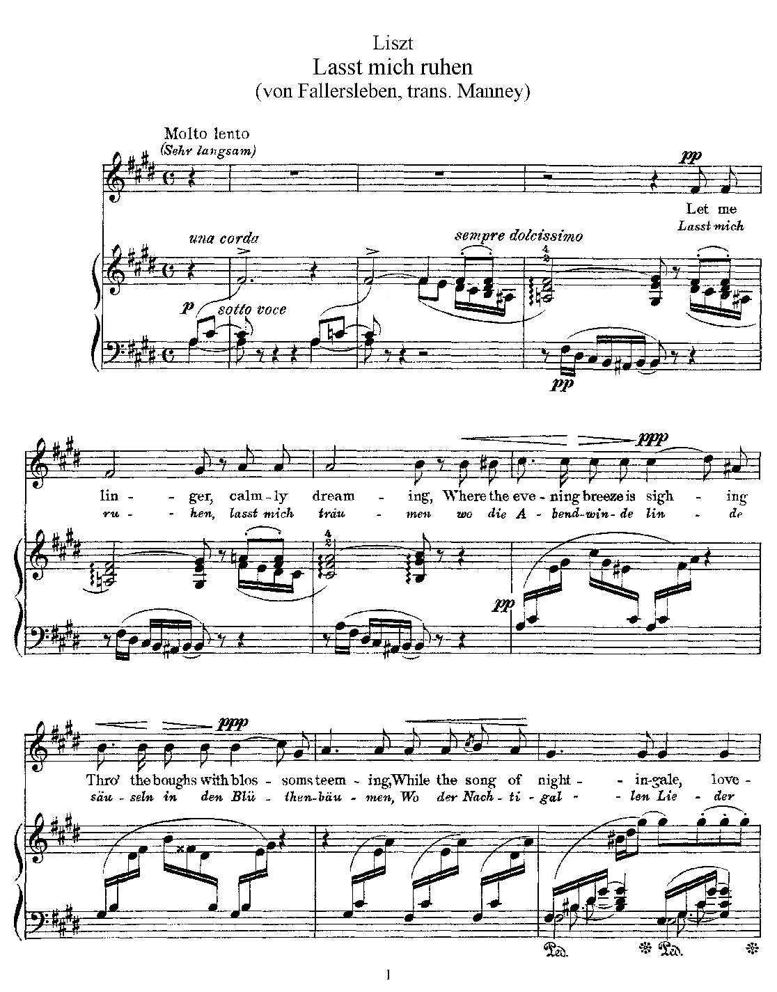 Lasst mich ruhen - Page 1