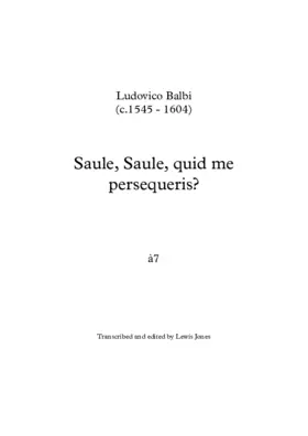 Saule, Saule, quid me persequeris a 7