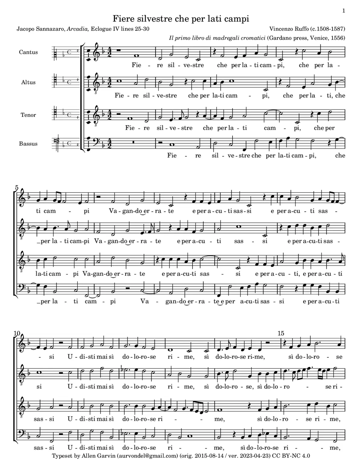 Fiere silvestre - Page 1