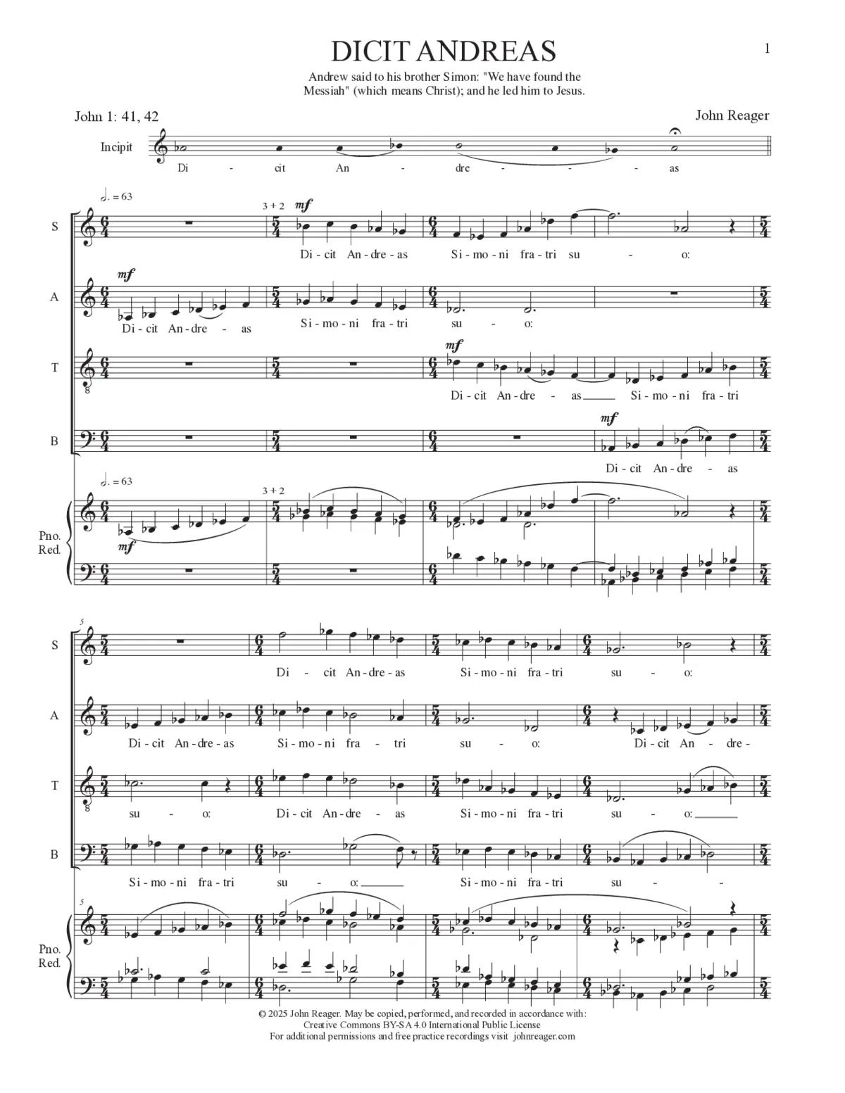 Dicit Andreas - Page 1
