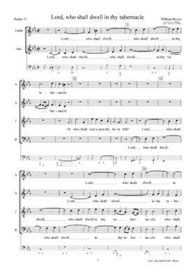 Lord who shall dwell in thy tabernacle