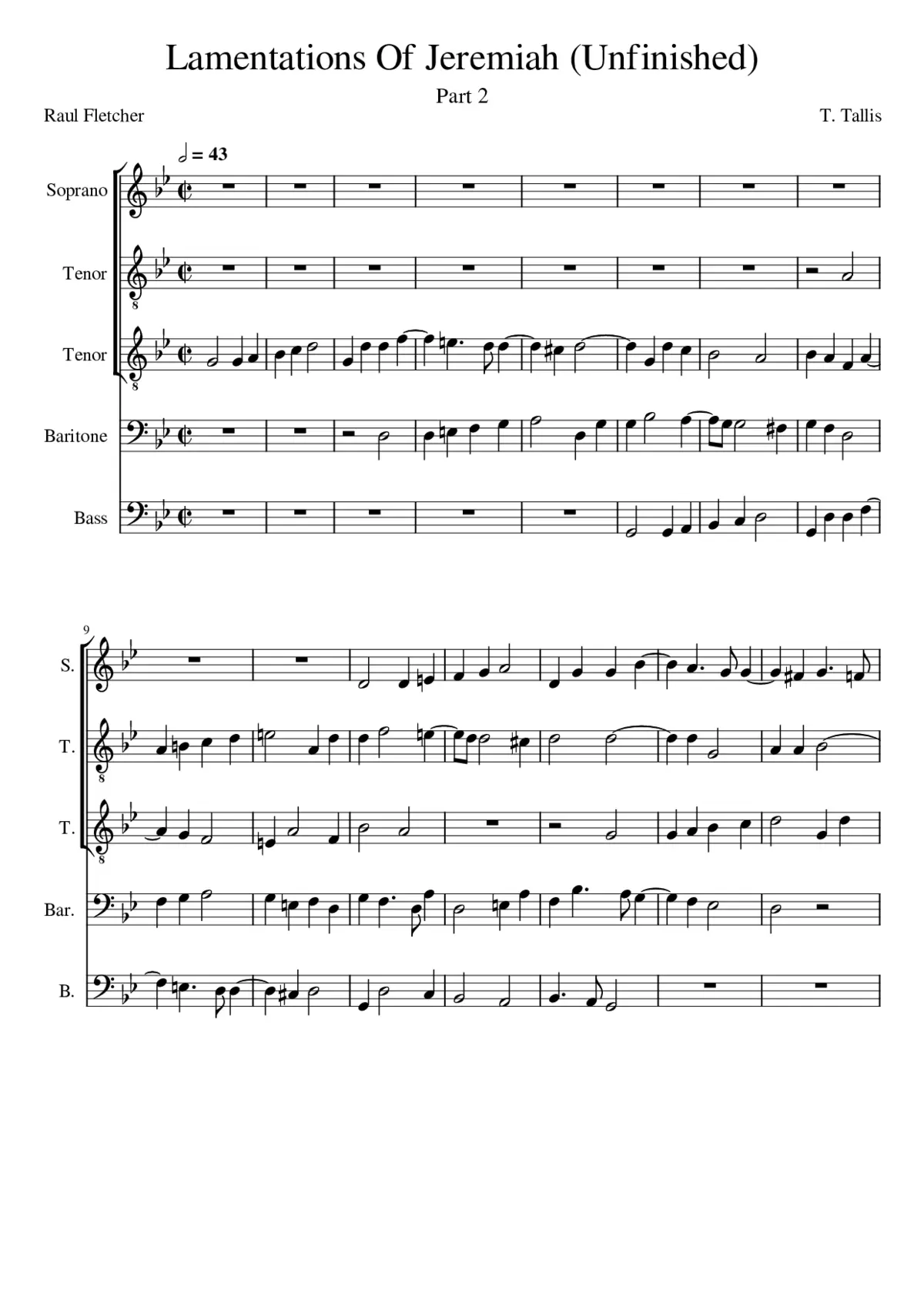 Lamentations of Jeremiah - Page 1