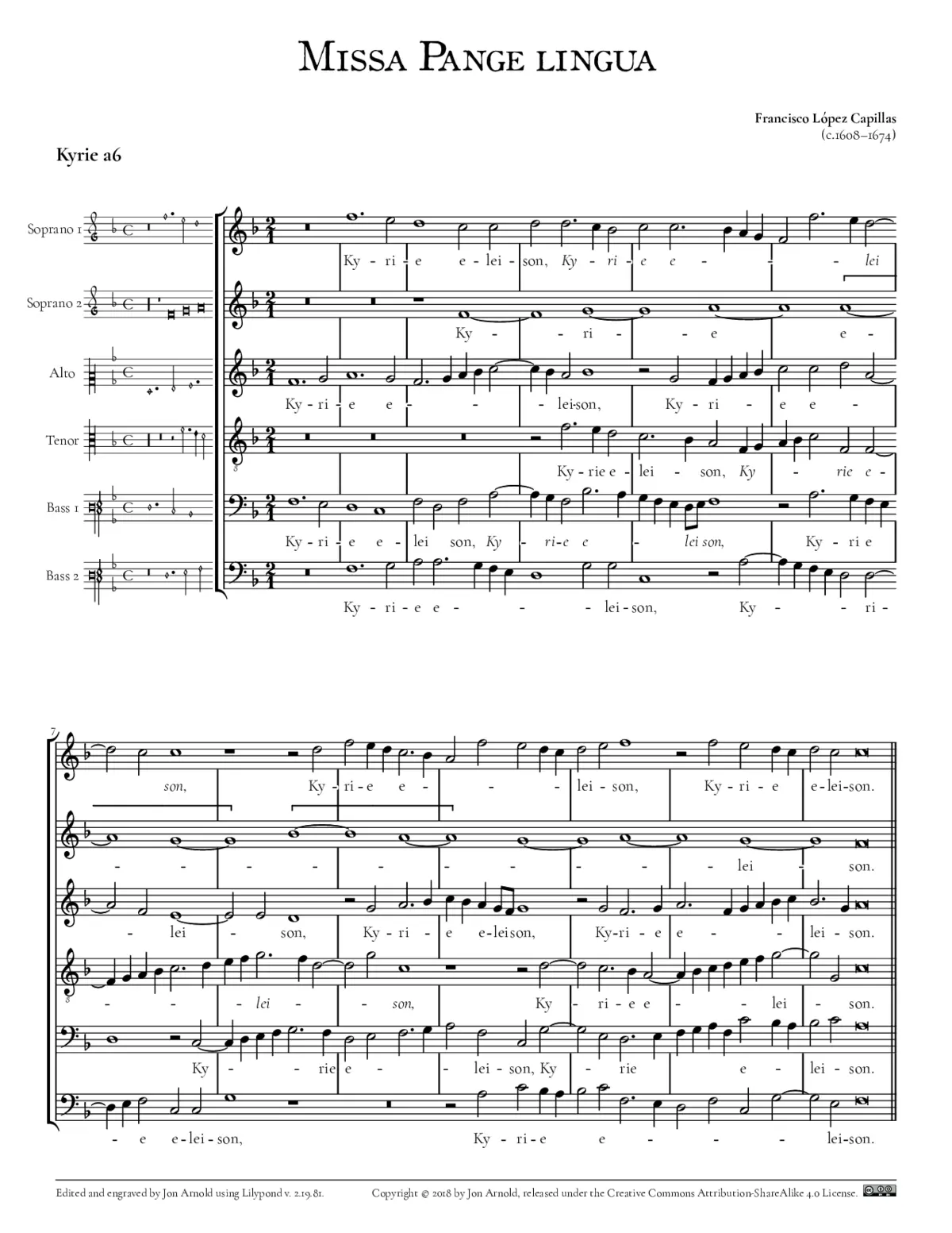 Missa Pange lingua - Page 1