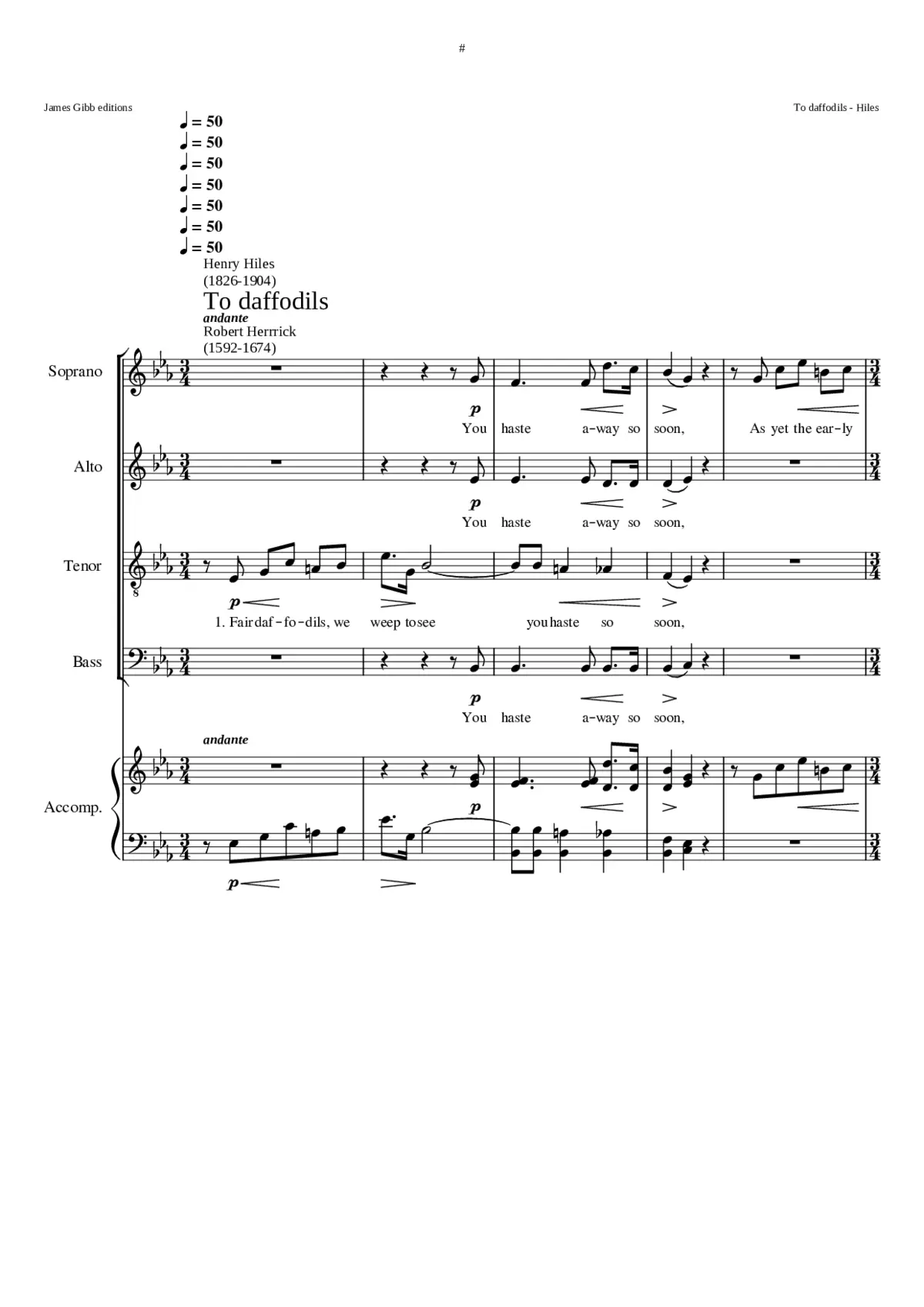 To daffodils - Page 1