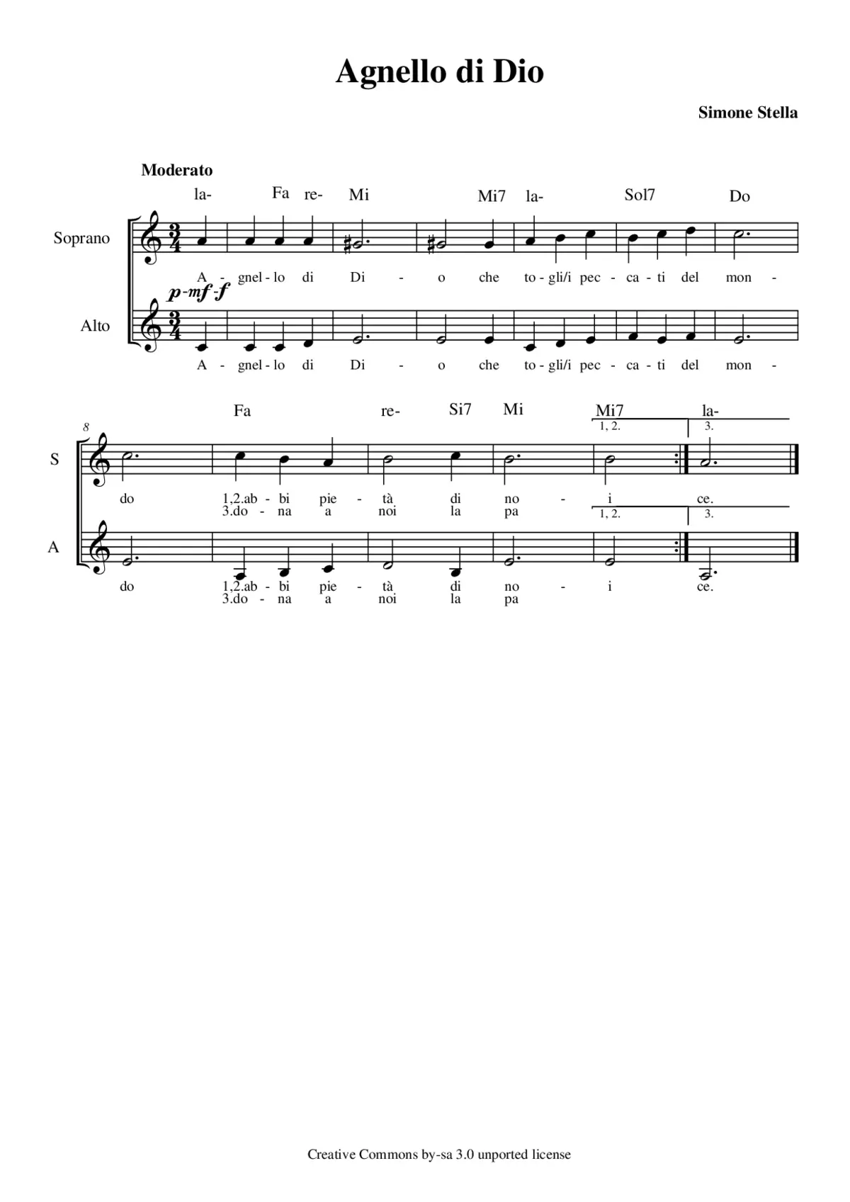 Agnello di Dio - Page 1