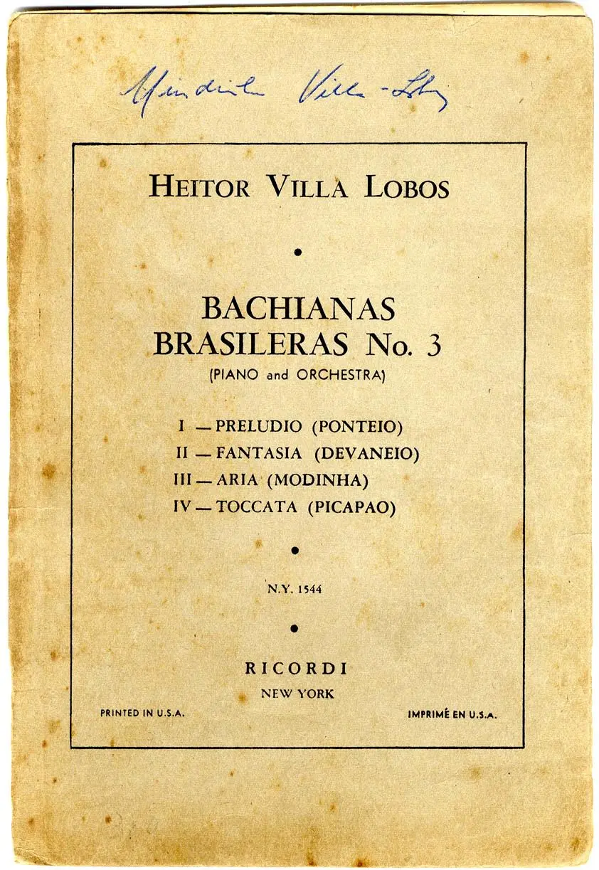 Bachianas brasileiras No.3 - Page 1
