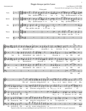 Deggio dunque partire