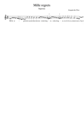 Mille regrets