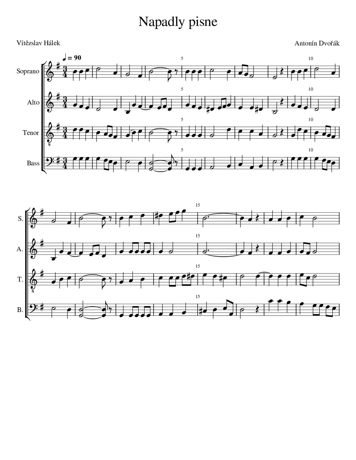 Napadly pisne - Page 1