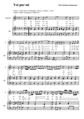 Voi pur mi prometteste