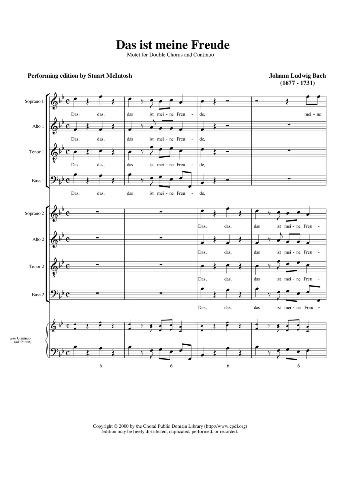 Das ist meine Freude - Page 1