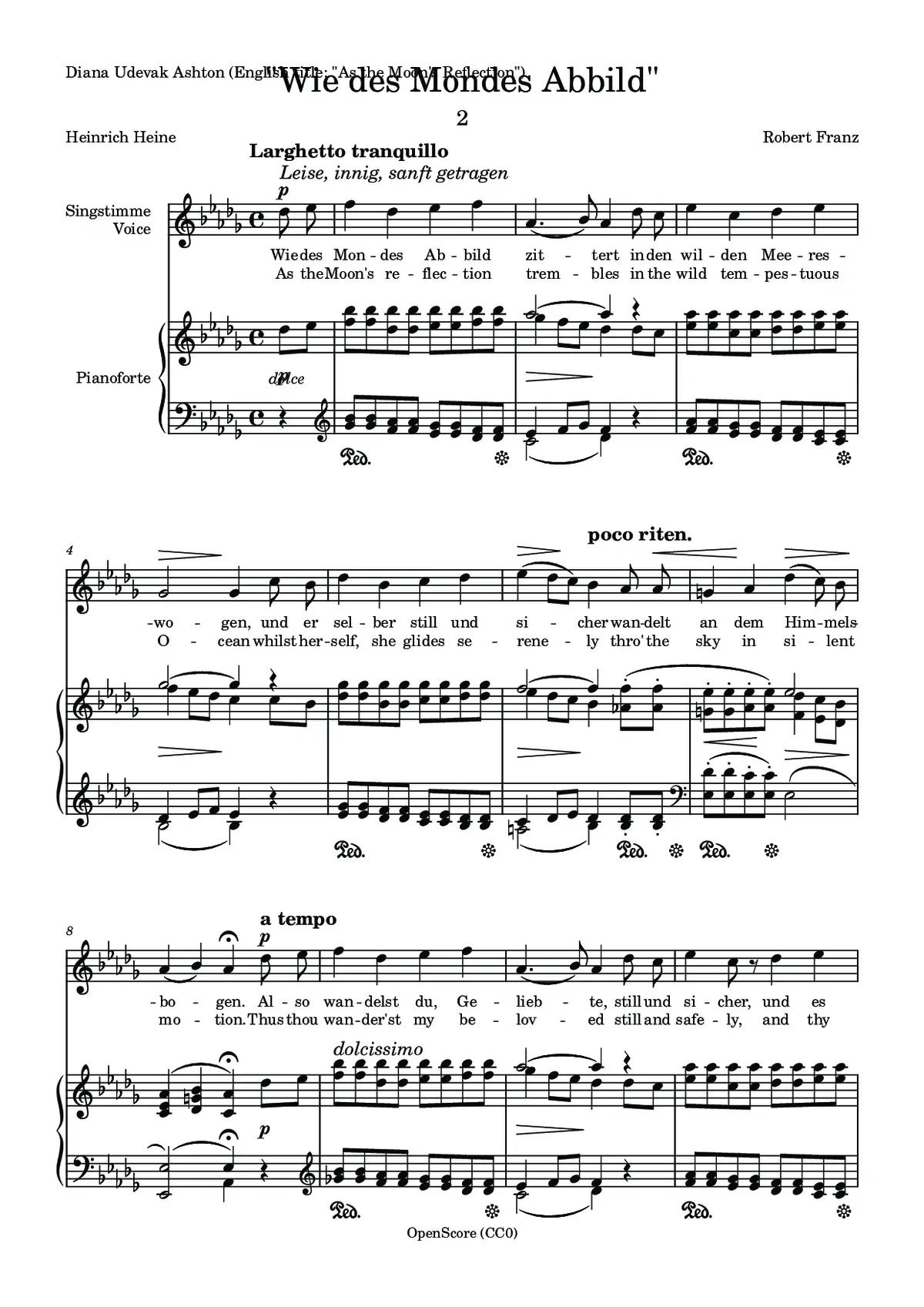 Wie des Mondes Abbild - Page 1