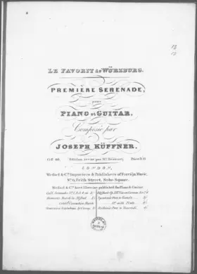 Sérénade pour Piano et Guitar
