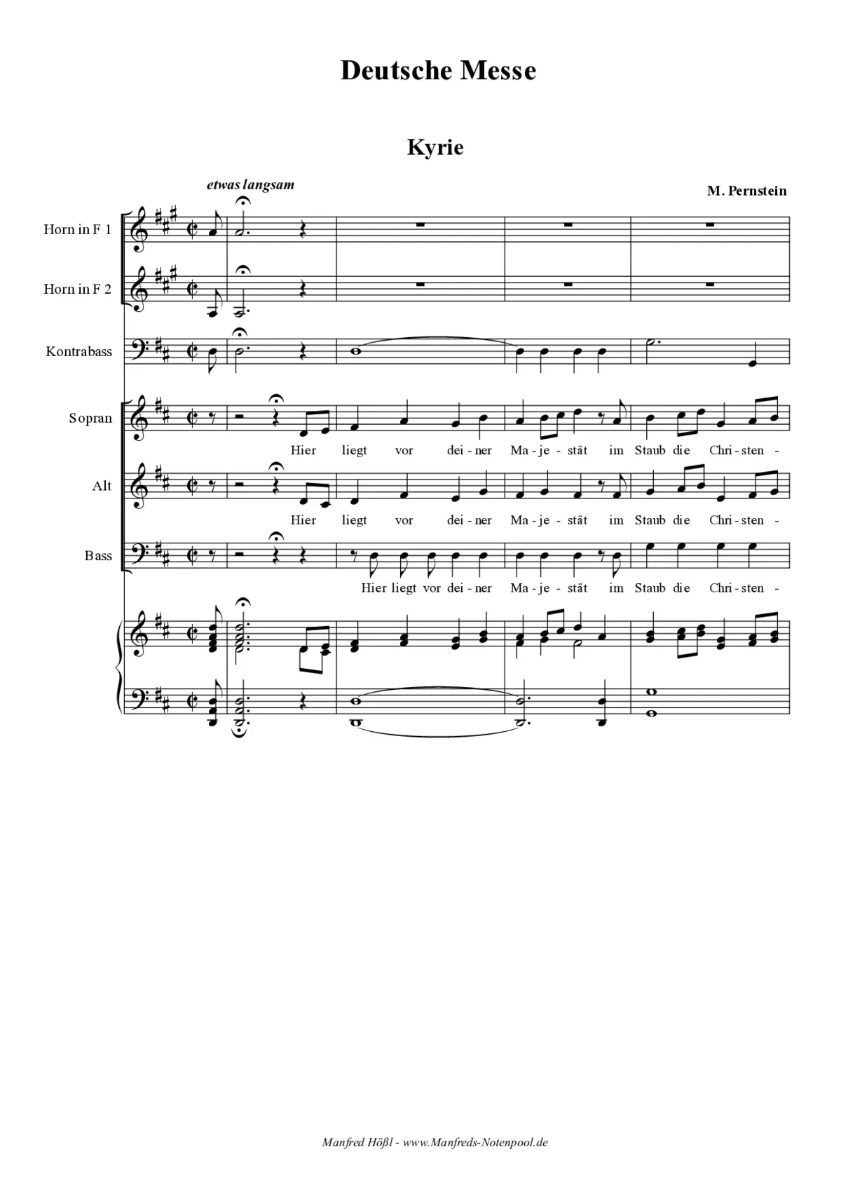 Deutsche Messe - Page 1