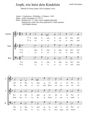 Joseph, wie heist dein Kindelein