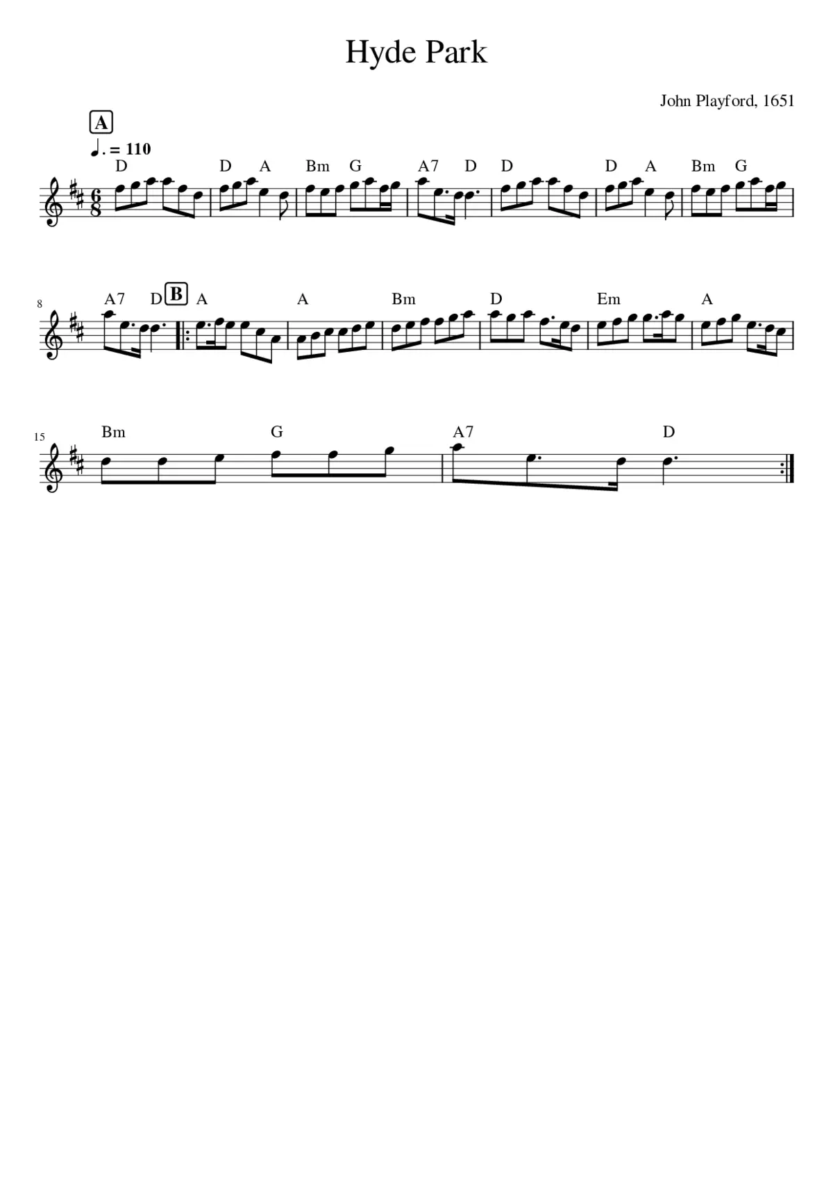 Hyde Park - Page 1