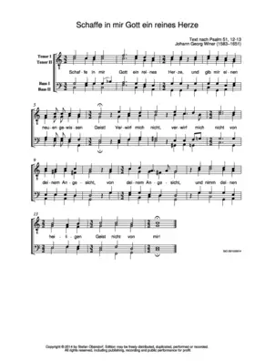 Schaffe in mir Gott ein reines Herze
