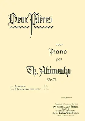 2 Pieces, Op.72