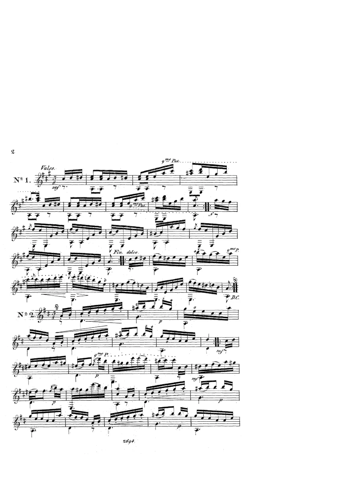 Douze Valses - Page 1