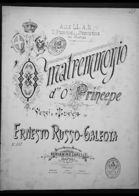 'O matremmonio d''o Princepe