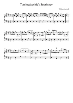 Tombreakachie's Strathspey