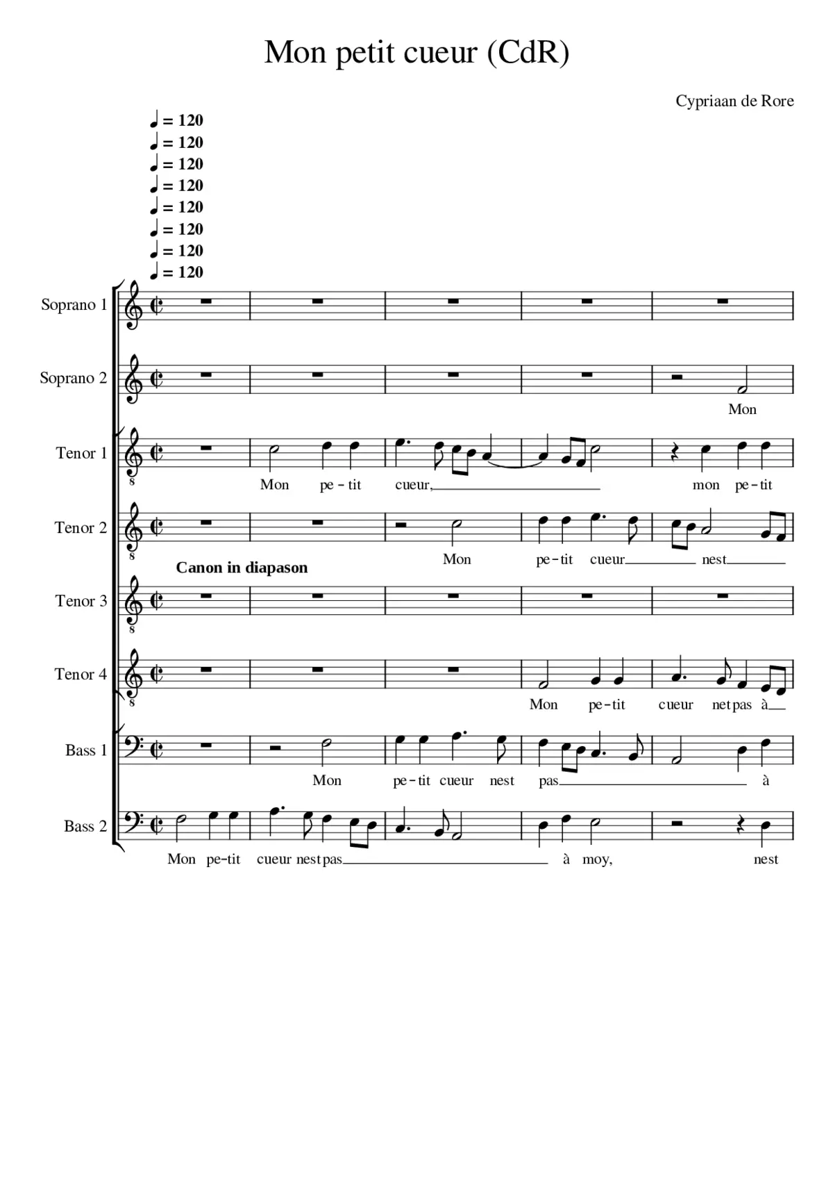 Mon petit cueur - Page 1