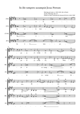 In illo tempore assumpsit Jesus Petrum