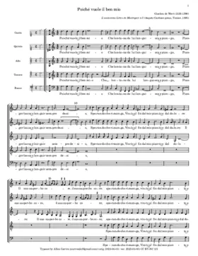 Poi che vuole il ben mio